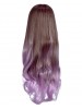 Vina Long Brown Purple Wig Cosplay