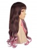 Winn Long Brown Pink Wig Cosplay
