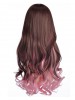 Winn Long Brown Pink Wig Cosplay