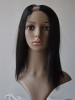 Mid-Length Natural Silky Straight U Part Wig