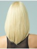 Lace Front Long Blonde Straight Remy Human Hair Wig