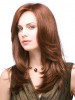 Long Layers Human Hair Straight Full Lace Wig