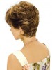 Short Feather Cut Long Neck Line Synthetic Wig