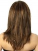 Long-length Brown Capless Wig with Feathered Ends