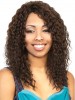 Long Layered Crimped Wavy Synthetic Wig