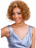 Capless Blonde Curly Wig