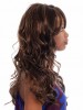 Long Layered With Side Swept Bangs Synthetic Wig