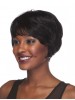 Straight Indian Remy Hair Comfortable African American Wigs