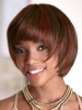 Short Synthetic Straight Capless Hair Wig
