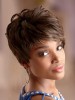 Sweep Short Synthetic African American Wig