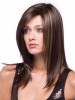 Straight Medium Length Synthetic Wig