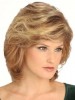 Layered Shag Lace Front Synthetic Grey Wig