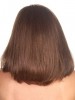 Mid-Length Capless Straight Synthetic Capless Wig