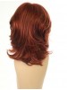 Medium Red Wavy Hair Wig