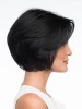 Lace Front Black Bob Wigs Without Bangs