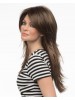 Long Layered Lace Front Synthetic Wig With Side Bangs