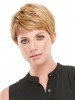 Open Cap Short Straight Synthetic Wig