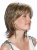 Middle length Lace Front Synthetic Wig with Flicked Out Edges