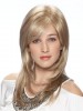 Long Layered Light Blonde Lace Front Synthetic Wig