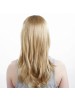Stylish Women Chemical Fiber Oblique Bangs Long Straight Hair Wig Blonde