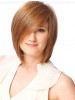 Sexy And Simple Lovely Smooth Light Brown Bob Wig