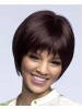 Synthetic Chic Style Mono Lace Front Top Short Wig