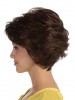 Short Synthetic Feathery Layered Style Gluless Lace Wig