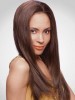 Long Human Hair Straight Lace Front Wig