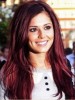 Cheryl Cole Style Plum Red Wig