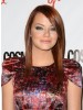 Emma Stone Long Straight Cut Wig With Bangs