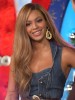 Beyonce Long Side Parting Light Brunette Hairstyle