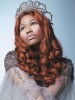 Nicki Minaj Long Length Brown Wavy Wig