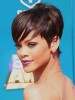 Sexy Beautiful Unique Rihanna Hairstyle Short Straight Wig