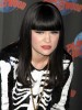 Perfect Long Straight Black Jessie J Synthetic Capless Wig for Woman
