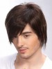 100% Remy Human Hair Full Lace Mens Wig