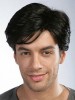 Short Full Lace Remy Human Hair Mens Wig