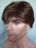 Wonderful Short Straight Synthetic Capless Wig for Man