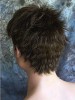 Short-length Straight Synthetic Capless Wig for Man