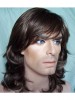 Cool Medium Wavy Synthetic Capless Wig for Man