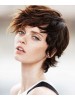 Sweet Short Crop Wig With Highlights