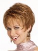 Hand-Tied Lace Front Short Synthetic Wig