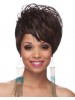 Ultra Short Capless Synthetic Hair Wigs
