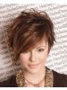 Capless Short Straight Synthetic Brown Wig