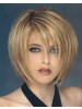 Capless Short Straight Synthetic Blonde Bob Wig