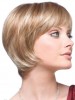 Tapered Capless Synthetic Short Wig