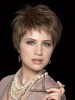 Ultra-light Short Wispy Synthetic Wig with Layering Style