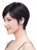 Human Hair Natural Straight Pixie Cropped Wig