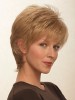 Lightweight Synthetic Short Wig with Wispy Bangs