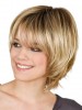 Modern Stylish Cuts Light Blonde Short Wig