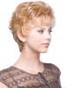 Apricot Frost Short Layered Synthetic Wig